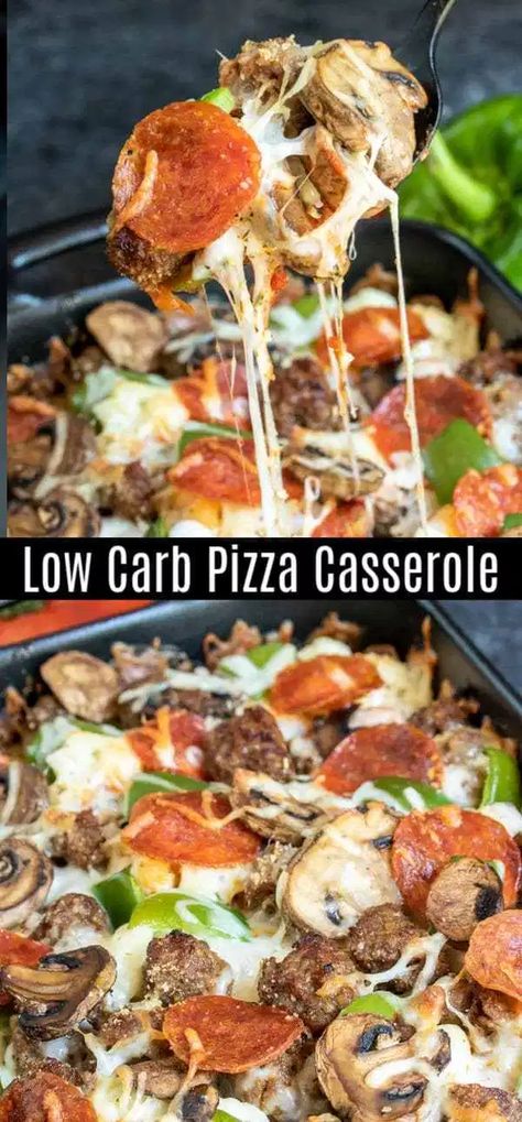 Pizza Casserole Low Carb, Low Carb Pizza Casserole, Recipe For Family, Keto Dinner Recipe, Roast Veggies, Keto Italian, Crustless Pizza, Easy Keto Dinner, Keto Casseroles