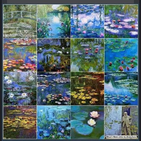 Monet Oil Flowers, Water Lilies Painting, Claude Monet Water Lilies, Claude Monet Paintings, Water Lily Pond, Monet Water Lilies, Monet Paintings, Great Paintings, Impressionist Art