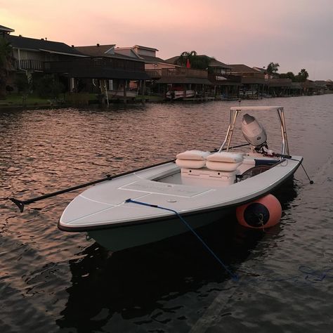 The danger of owning a shallow water skiff. I found her floating on top of the d - https://www.skifflife.com/2989750/the-danger-of-owning-a-shallow-water-skiff-i-found-her-floating-on-top-of-the-d/ Shallow Water Boats, Shallow Water, The Anchor, Boating, Sun Lounger, Just Go, Surfboard, Boats, Bass