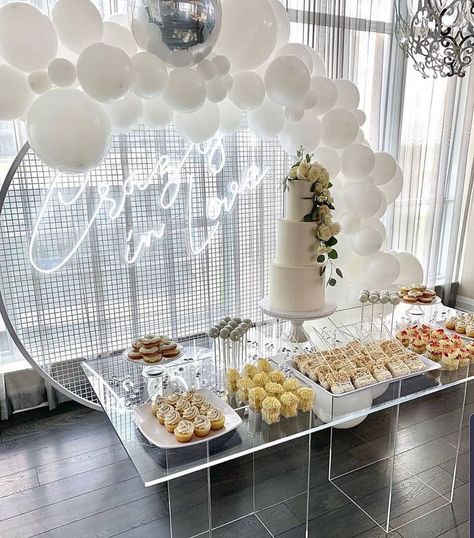 Birthday Cake Display Table, Cake And Sweets, Ghost Table, Celebrity Baby Showers, Neon Ghost, Engagement Backdrop, Bride To Be Balloons, Sweet Station, Cake Table Decorations