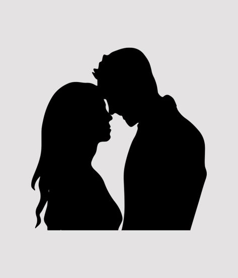 Couples Easy Painting Ideas On Canvas, Sillouttes Images Couple, Couple Silloute Drawing, Couple Shadow Drawing, Silouette Drawings Person, Illustration Couple Art, Carpet Ideas 2023, Arte Wallpaper, Shadow Drawing