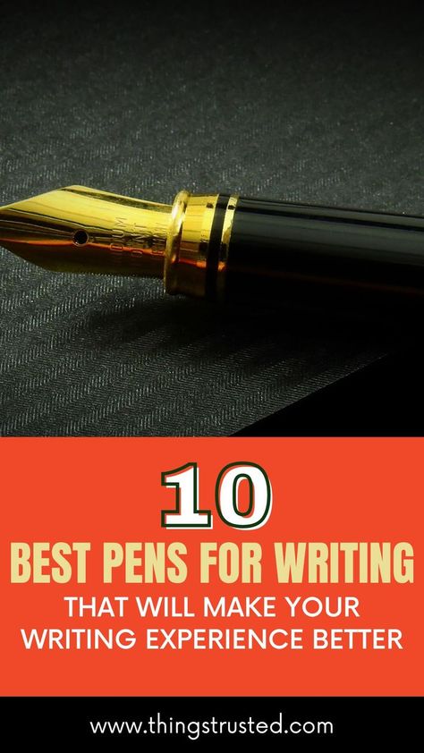 Best Pens for Writing for Every Budget Best Pens For Writing, Best Pen, Pens Writing, Best Pens, The Bank, Gifts Ideas, Different Types, Pen, Writing