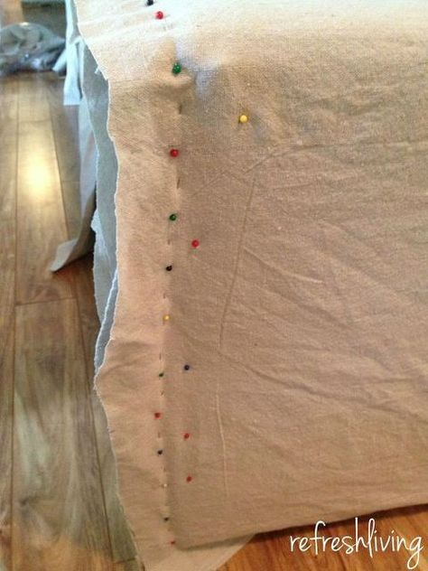 drop cloth slipcovered reupholstered couch, painted furniture, reupholster No Sew Slipcover, Drop Cloth Slipcover, Reupholster Couch, Drop Cloth Ideas, Drop Cloth Projects, Cloth Projects, Reupholster Chair Dining, Sewing Curtains, Custom Slipcovers