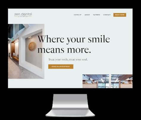 15 Best Dental Websites of 2021 & What They Got Right | Delmain Clean Website Design Inspiration, Dentist Website Design, Service Website Design, Dental Websites, Dentistry Design, Dental Branding, Dental Office Ideas, Healthcare Website, Dental Ideas