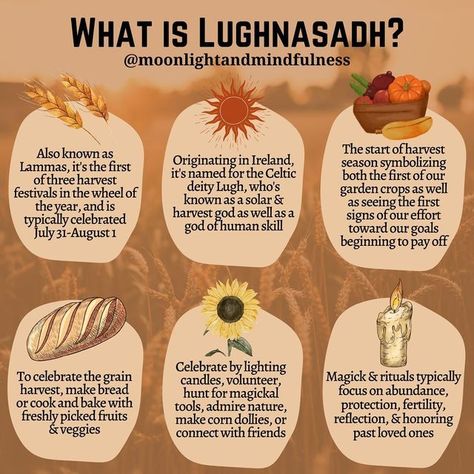 Wheel Of The Year Lughnasadh, Lammas Lughnasadh Bread Recipes, How To Celebrate Lughnasadh, Lughnasadh Prayer, Lammas Lughnasadh Recipes, Lammas Lughnasadh Simmer Pot, Lughnasadh Simmer Pot, August Witchcraft, Lughnasadh Food