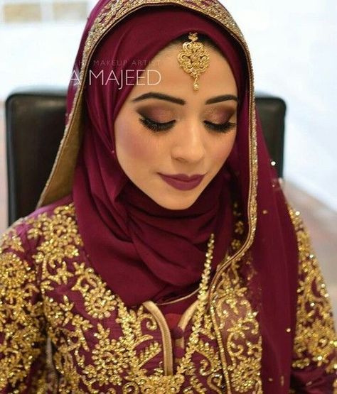 Hijab For Bride, Hijab With Tikka, Hijabi Bride, Hijab Brides, Wedding Hijab Styles, Bridal Hijab Styles, Bride Hijab, Hijab Accessories, Hijabi Brides