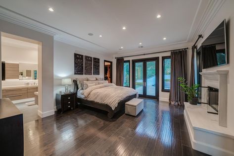 Convert Garage To Bedroom Master Suite, Garage To Master Suite Conversion, Convert Garage To Bedroom, Garage Bedroom Conversion, Master Suite Addition, French Doors Bedroom, Bedroom Addition, Garage Bedroom, Colonial Style Homes