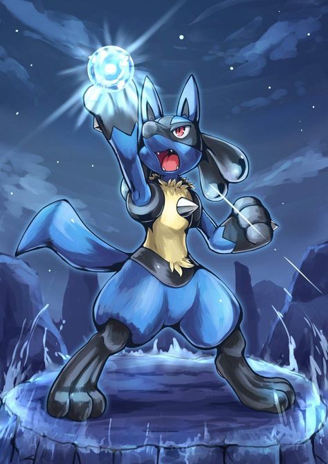 Lucario Aura, Pokemon, Blue, Pokémon