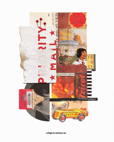 Cardboard Graphic Design, Ripped Photo Collage, Editorial Collage Design, Collage Magazine Art, Collage Poster Design Layout, Mixed Media Graphic Design, Collaging Ideas, News Collage, Scrapbook Graphic Design