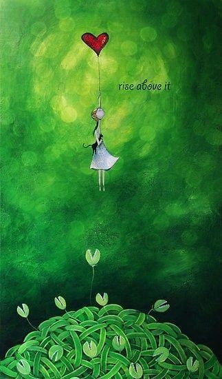 Upbeat Quotes, Rise Above It, Rise Above, Art Et Illustration, Art And Illustration, Pics Art, 그림 그리기, The Words, A Heart