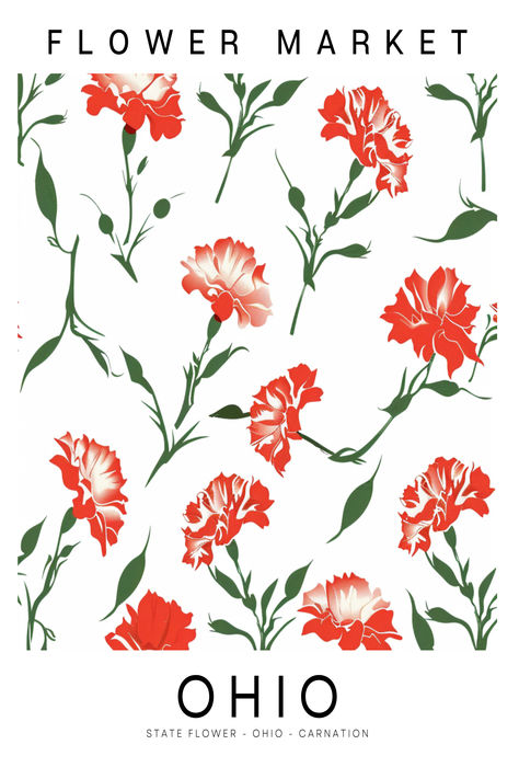 OHIO Carnation State Flower
Available on Etsy digiheritagedesigns.etsy.com

Elevate your space with budget-friendly décor! Download, print, and frame our state flower drawings for a touch of minimalistic charm.

Available in 5 High Quality JPG Files that will fit almost any Frame! No need to purchase frames, instead use one you already have and cut a third of the price!

👇👇AVAILABLE SIZES👇👇
2:3 Ratio
3:4 Ratio
4:5 Ratio
11x14
ISO Carnation Flower Drawing, Line Drawing Flower, Flower Market Art, Flower Line Drawing, Flower Line Art, 1950s Art, Market Art, Flower Line Drawings, Flower Drawings