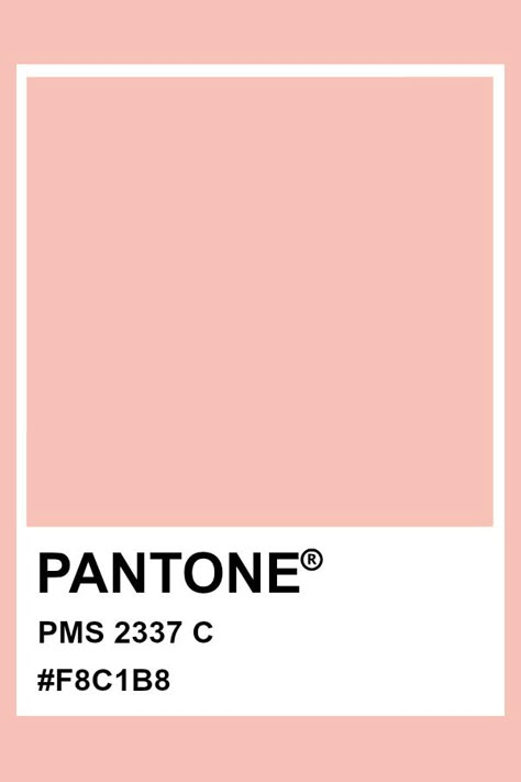 Pantone PMS 2337 #pantone #color Interior Design Material Board, Pantone Cards, Pantone Matching System, Pantone Colours, Pantone Colour Palettes, Color Pantone, Spring Palette, Material Board, Pale Peach