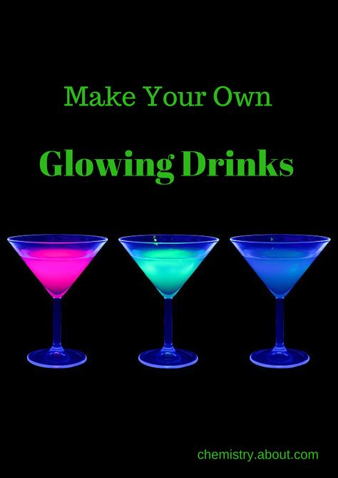 Glow Drinks Alcohol, Glow In The Dark Shots Recipes, Black Light Alcoholic Drinks, Drinks That Glow In Black Light, Glow Stick Drinks, Glow Party Drinks, Neon Alcoholic Drinks, Glow In The Dark Mocktails, Glowing Drinks Alcohol