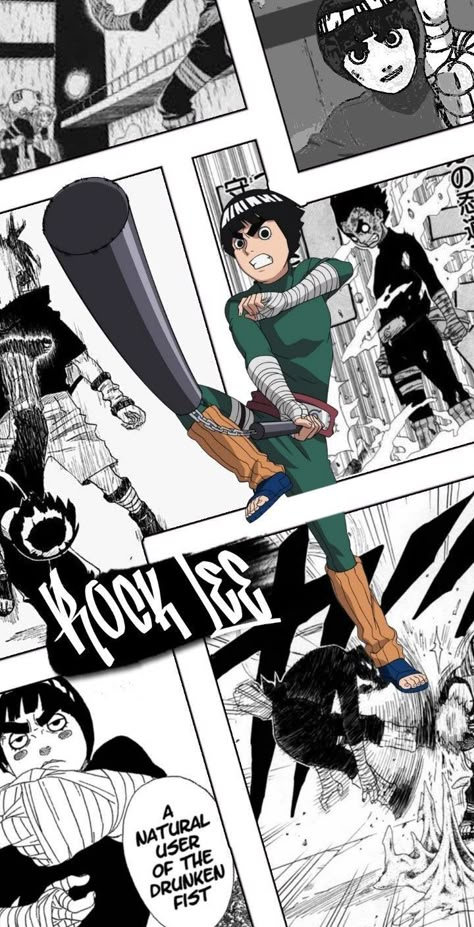 Rock Lee Wallpapers Manga, Rock Lee Wallpapers Iphone, Rock Lee Wallpapers Aesthetic, Rock Lee Manga, Rock Lee Wallpapers, Rock Lee Wallpaper, Ian Aesthetic, Anime Flash Tattoo, Lee Wallpaper