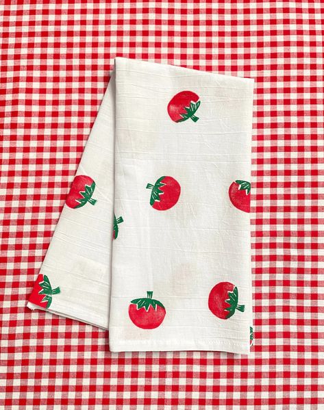 JollyCamping - Etsy Kitchen Linens Dish Towels, Green Color Combinations, Picnic Towel, Printed Tea Towel, Meme Design, Handmade Kitchens, Kitchen Tea, Kitchen Linens, Kitchen Tea Towels