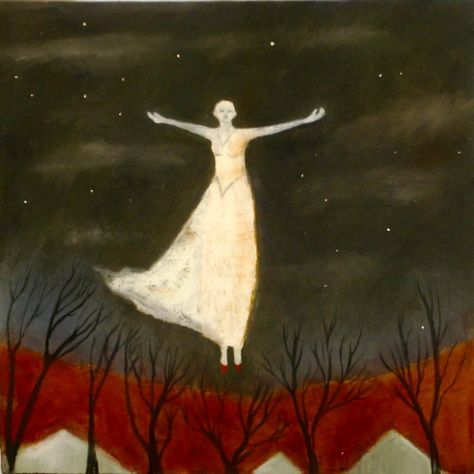 Jeanie Tomanek, Flying Illustration, Lotus Eaters, Hope Painting, Illustration Man, Folk Tales, Samhain, Art Plastique, Figurative Art