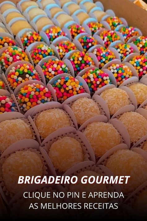 Descubra Agora Mesmo as Receitas que Estão Fazendo Pessoas Comuns Faturar de 2 a 5 Mil Reais por Mês Vendendo Brigadeiros Gourmet. Brigadeiro de colher / brigadeiro de leite ninho / brigadeiro de copinho / brigadeiro lucrativo / brigadeiro para vender / brigadeiros diferentes / brigadeiro sem leite condensado / brigadeiro colorido Oreo Brownie, Do More, Nutella, Oreo, Donuts, Make It Yourself