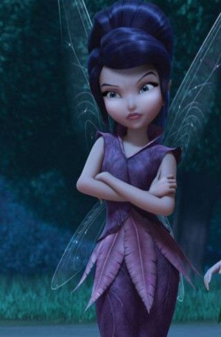 Purple Cartoon Characters, Tinkerbell Characters, Fairies Movie, Tinkerbell Wallpaper, Tinkerbell Movies, Male Fairy, Walt Disney Princesses, Purple Pixie, Anime Wall Prints !!