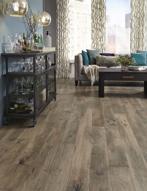 Iberian Hazelwood is a rustic refined hardwood floor with subtle hand planed texture and a gorgeous matte finish. Hardwood Plank Flooring, Hardwood Stairs, Refinishing Hardwood Floors, Wood Floors Wide Plank, Refinishing Floors, Stair Nosing, Flooring Store, Engineered Wood Floors, Modern City