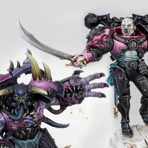 Emperors Children 40k, Warhammer Slaanesh, Emperors Children, Close Combat, Painting Competition, 40k Artwork, Warhammer Art, Warhammer 40k Artwork, Miniature Wargaming