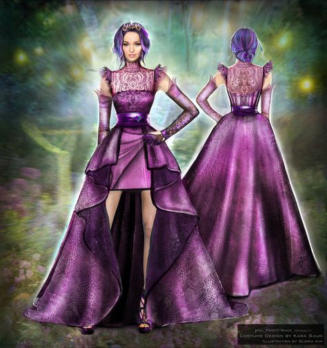 Descendants Outfits, Descendants Party Ideas Birthdays, Descendants Clothes, Disney Descendants Mal, Descendants Disney, Village Drawing, Instagram Concept, Mal Descendants, Disney Descendants 3