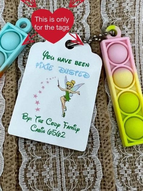 Pixie Dust Gift Tag Pixie Dust Cruise FE Tag Pixie Dust - Etsy Disney Cruse, Disney Cruise Fish Extender Gifts, Disney Cruise Door Decorations, Disney Cruise Fish Extender, Disney Cruise Door, Disney Cruise Vacation, Disney Diy Crafts, Fish Extender Gifts, Fish Extender