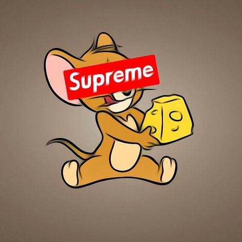 Supreme Background, Supreme Art, Duck Wallpaper, Mouse Wallpaper, Supreme Logo, Supreme Wallpaper, Mickey Mouse Art, Popular Cartoons, Pin Up Tattoos