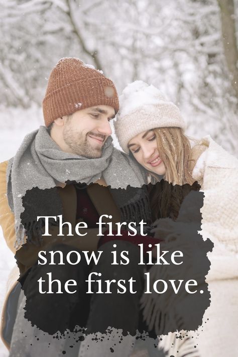 #snow #winterquote #love #lovequote #romenticquote #couplequote #wintervibes #lovevibes #snowfall Snowfall Quotes, Snow Quotes, Winter Lovers, Love My Husband Quotes, Couples Quotes Love, Winter Quotes, Snow Flakes, Winter Love, Meteorology