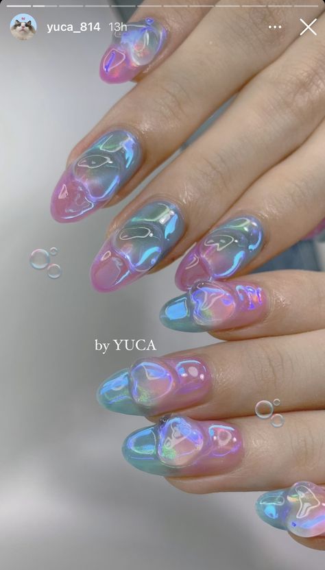 Rainbow Fish Nails, Fish Nails, Rainbow Fish, Makeup Nails, Rainbow, Fish, Nails, Makeup, Make Up