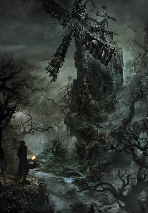 Bloodborne Concept Art - Album on Imgur Bloodborne Concept Art, Bloodborne Art, Dark Souls Art, Art Album, 다크 판타지, Bloodborne, Gothic Horror, Fantasy Setting, Game Concept Art