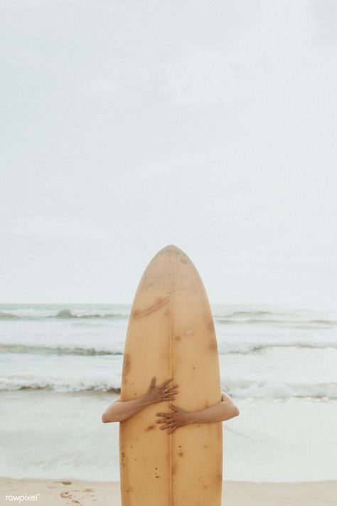 Surfer hugging a surfboard mockup | premium image by rawpixel.com / McKinsey Mockup Photography, Ocean Images, Abstract Tile, Surfing Pictures, Beach Icon, Water Background, Octopus Design, Running On The Beach, Nice Pic