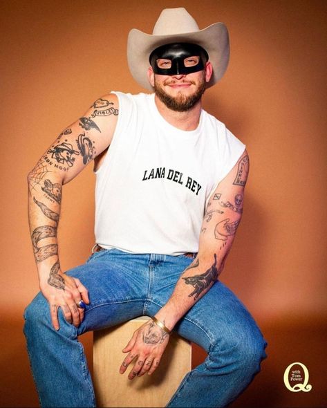 Orville Peck Tattoo, Orville Peck, Nadine Coyle, Kimberley Walsh, Nicola Roberts, Cowboy Aesthetic, Cowboys Men, Girls Aloud, Tshirt Design Inspiration