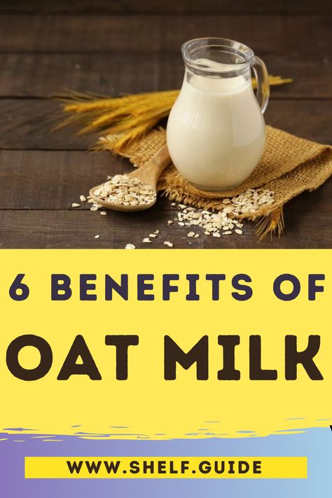 Oat Milk Benefits, Healthy Milk Recipes, Oat Milk Smoothie, Protein Drink Recipes, Oat Milk Recipe, How To Make Oats, Milk Benefits, Milk Nutrition, Healthy Milk