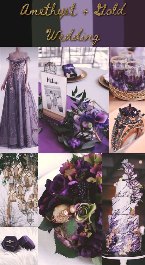 Black And Amethyst Wedding, Deep Purple And Rose Gold Wedding, Emerald And Violet Wedding, Emerald And Dark Purple Wedding, Black Purple Rose Gold Wedding, Black Gold Lavender Wedding, Emerald Green And Amethyst Wedding, Purple Black And Copper Wedding, Purple Woodland Wedding