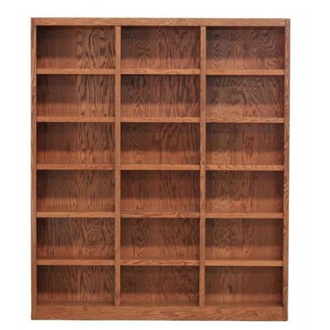 Wide Bookcase, Bookcase With Glass Doors, Wall Storage Unit, Library Bookcase, Bookcase Styling, Pale Wood, Veneer Panels, Tall Bookcases, Wood Bookcase