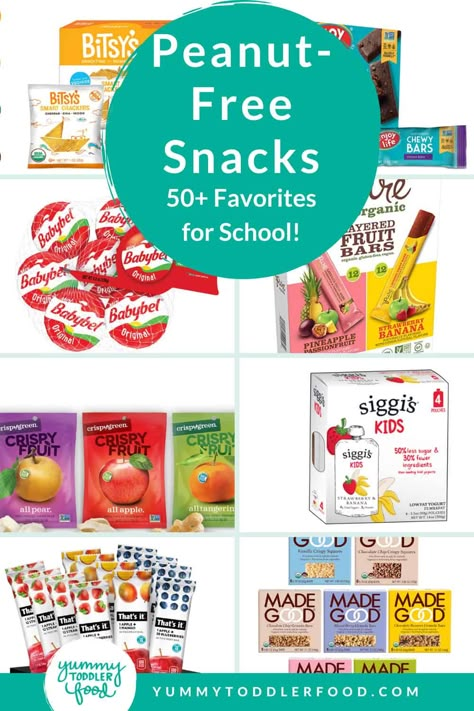 Nut Free Kids Snacks, Tree Nut Free Snacks, Peanut Free Snacks For School, Peanut Free Snacks, Peanut Snacks, Snacks School, Snacks For School, Classroom Snacks, Nut Free Snacks