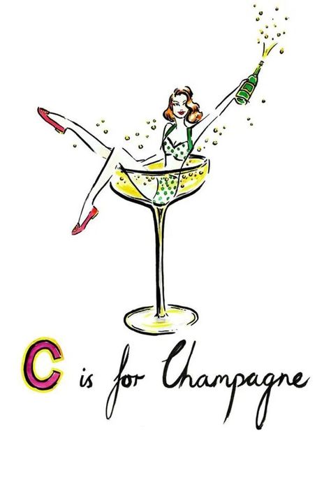 Drink Prints, Champagne Poster, Grape Painting, Bow Art, Beautiful Notes, Classy Tattoos, Room Pictures, Trendy Wall Art, Alphabet Illustration