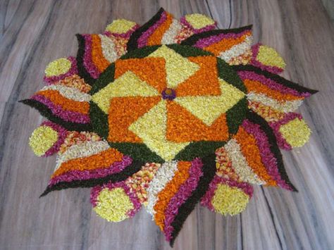 50 Best Rangoli Designs Art and Patterns With Pictures | Style At Life Diwali Designs, Onam Pookalam Design, Happy Diwali Rangoli, Best Rangoli Design, Rangoli Designs For Diwali, Pookalam Design, Rangoli Designs For Competition, Indian Rangoli Designs, Rangoli Diwali