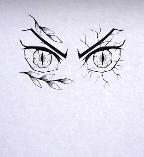 Demon Slayer Small Drawing, Nezuko Eyes Tattoo, Small Nezuko Tattoo, Demon Slayer Hand Tattoo, Anime Tattoo Stencil Outline, Demon Slayer Tattoo Ideas Minimalist, Demon Slayer Tattoo Nezuko, Tattoo Ideas Demon Slayer, Anime Tattoo Outline