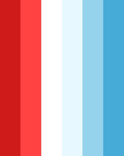 Elegant Red, Blue | Blue color schemes, Blue colour palette, Red colour palette Red And Blue Color Palette, Blue White Color Scheme, Ganesh Background, Blue Color Pallet, Red And Blue Logo, Pantone Red, White Color Scheme, Patriotic America, Palette Blue