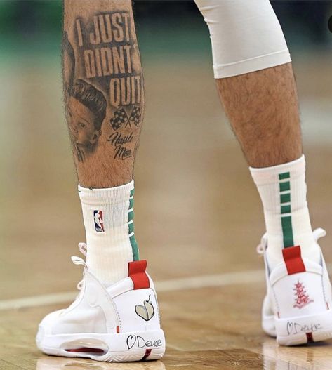 These Are It 😂 | Bleacher Report Tatum Tattoo, Abs Workout V Cut, Jordan Tattoo, Sport Tattoos, Nike Slippers, Bad Girl Quotes, Bleacher Report, Leg Sleeve Tattoo, Leg Sleeve