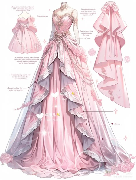 Boyfriend Jokes, Relationship Humor, Dreamy Gowns, Dress Design Drawing, Pink Wedding Dress, Fantasy Dresses, Fashion Drawing Dresses, Dress Design Sketches, Fashion Illustration Dresses