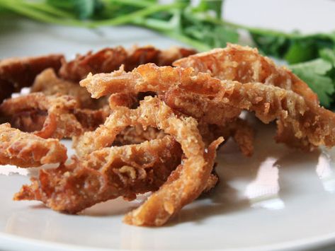 Deep-Fried Tripe Recipe Fried Tripe, Tripe Recipe, Honeycomb Tripe, Tripe Recipes, Offal Recipes, Organ Meat, Serious Eats Recipes, Beef Tripe, Meat Appetizers