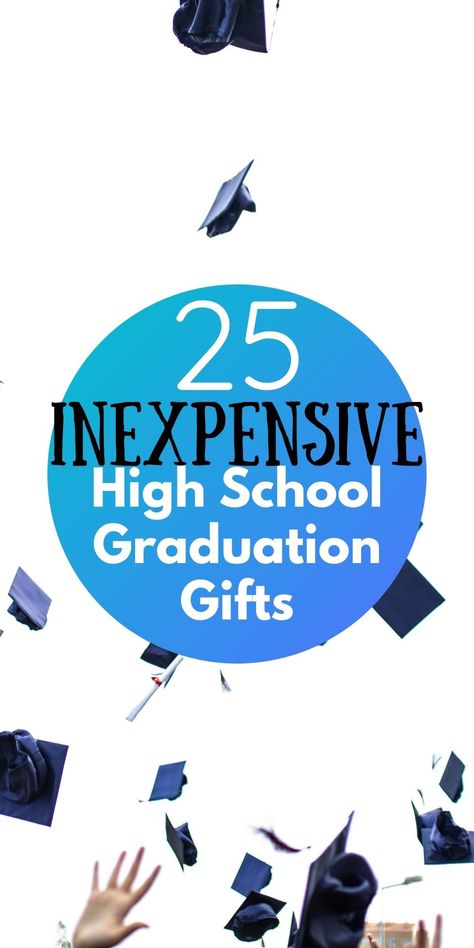 These cheap graduation gift ideas are great to honor friends and family without spending a lot of money. Fun, inexpensive graduation gifts to make or purchase for a few dollars. #graduation #giftideas #cheap Gift Ideas For Graduation For Him, Boys Graduation Gift Ideas High Schools, Graduation Gift Ideas For High School Students From Teacher, Bulk Graduation Gift Ideas, Gifts For Graduation High Schools, Gift Ideas For High School Graduates, Graduation Ideas For High School Boys, Gifts For Graduates High Schools, Graduation Friend Gifts