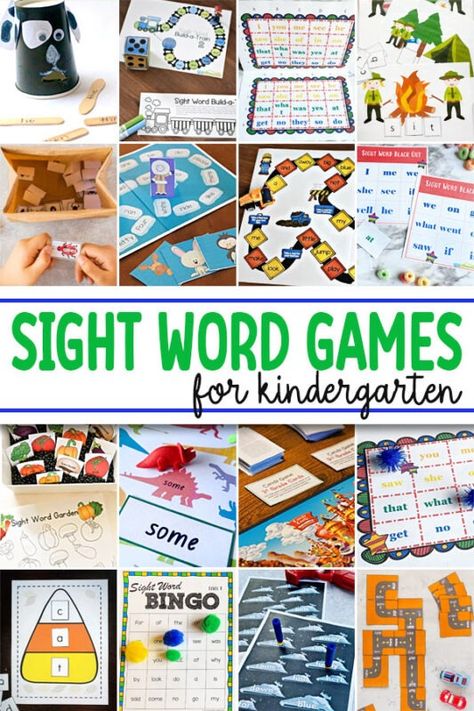 These engaging Kindergarten sight word games are a fun, free, engaging way to learn and practice sight words. These printable sight word activities for kindergarten will help you reinforce sight word recognition and make learning high frequency words fun for beginning readers! Simply pick your favorite activity for kindergartners and you are ready to go! Site Word Activities Kindergarten, And Sight Word, Snap Words Kindergarten, Kindergarten Sight Word Activities, High Frequency Words Kindergarten, Sight Word Activities For Kindergarten, Word Activities For Kindergarten, Free Sight Word Games, Sight Words Kindergarten Printables