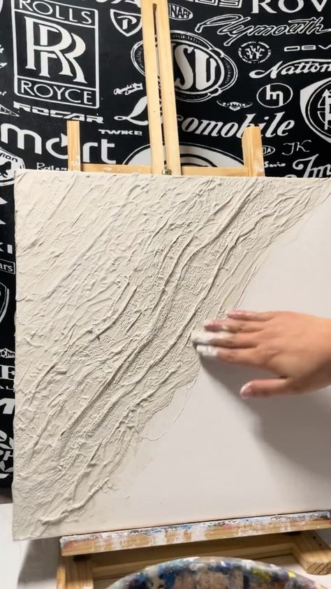 June (@arttideart) • Instagram photos and videos Plaster Bandage Crafts, Plaster Bandage Art, Compound Art, Craft Decor, Cute Bedroom Decor, Textured Art, Texture Painting, Texture Art, Holiday Crafts