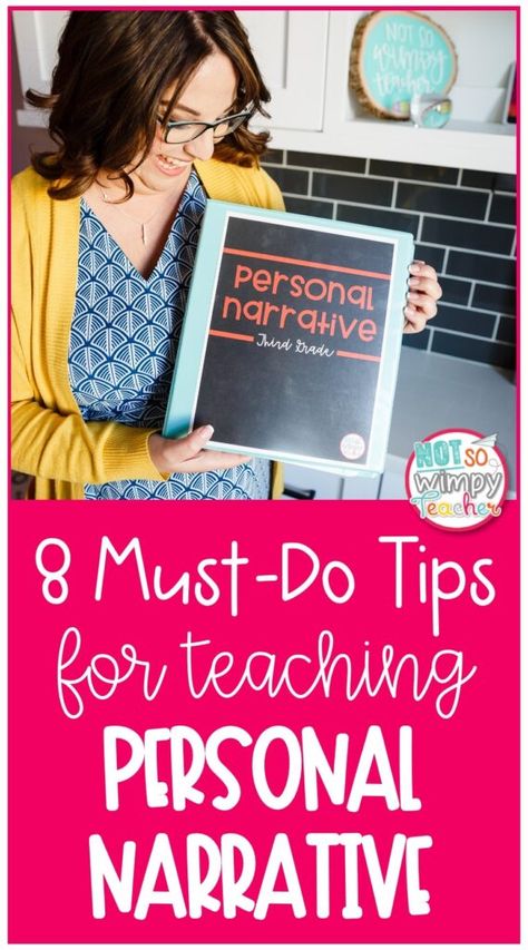 Teaching Narrative Writing, Fourth Grade Writing, Personal Narrative Writing, Third Grade Writing, 5th Grade Writing, 2nd Grade Writing, 4th Grade Writing, Writing Instruction, Personal Narratives