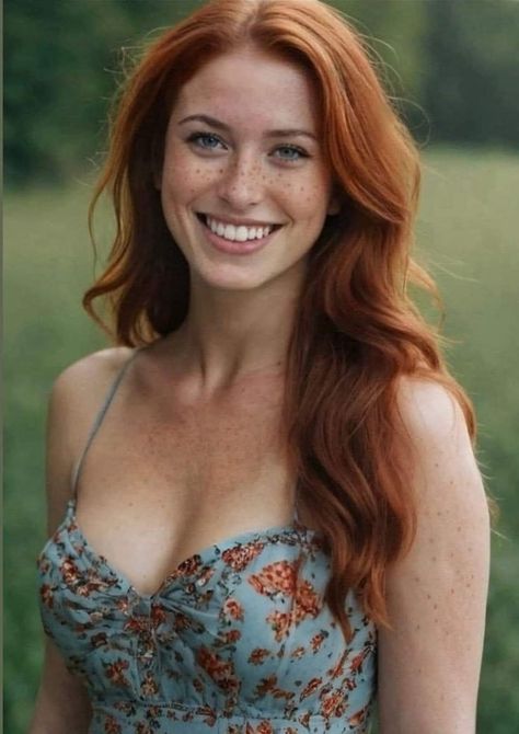 Red Hair Freckles, Women With Freckles, I Love Redheads, Beautiful Freckles, Pretty Redhead, Red Haired Beauty, Red Hair Woman, Beautiful Red Hair, Redhead Beauty