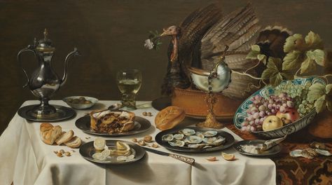 In Praise of Excess: The Beauty of Babette’s Feast | Mockingbird Pieter Claesz, Dutch Apple Cake, Turkey Pie, Dutch Still Life, Master Artists, Dutch Apple, Odilon Redon, Edvard Munch, John Singer Sargent