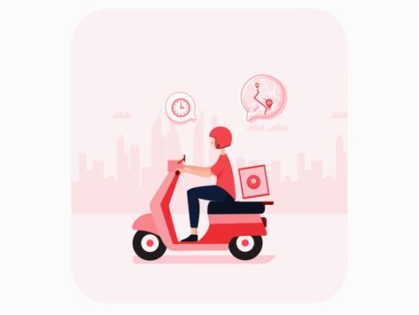 Food Delivery Animation, Delivery Motion Graphics, Delivery Animation, Amazon Illustration, Food Animation, Delivery Video, Grocery Delivery App, 2d Character Animation, Furniture Graphic